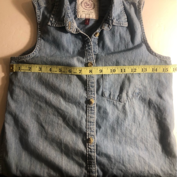 So Sleeveless Midi Jean Dress with partial open back - Picture 4 of 7